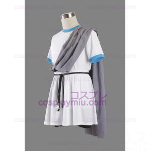 Inazuma Eleven Vit Soccer Uniform Cosplay Kostym