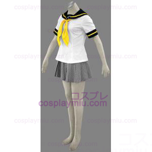 Shin Megami Tensei: Persona 4 Gekkoukan High School Summer Girl Uniform Cosplay Kostym
