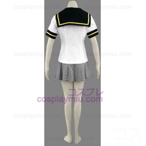 Shin Megami Tensei: Persona 4 Gekkoukan High School Summer Girl Uniform Cosplay Kostym