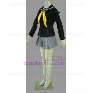 Shin Megami Tensei: Persona 4 Gekkoukan High School Winter Girl Uniform Cosplay Kostym