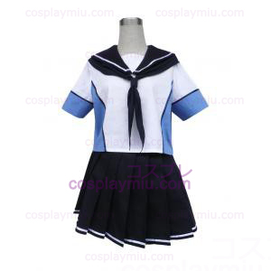 Kärlek Plus Girl Summer Uniform Cosplay Kostym
