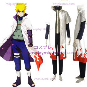 Naruto Minato Namikaze fjärde Hokage Cosplay Kostym