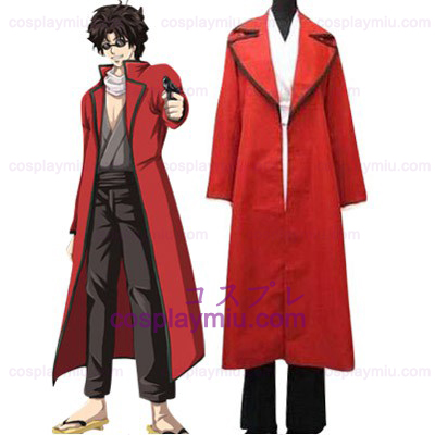 Red Gin Tama Takasugi Shinsuke Cosplay Kostym
