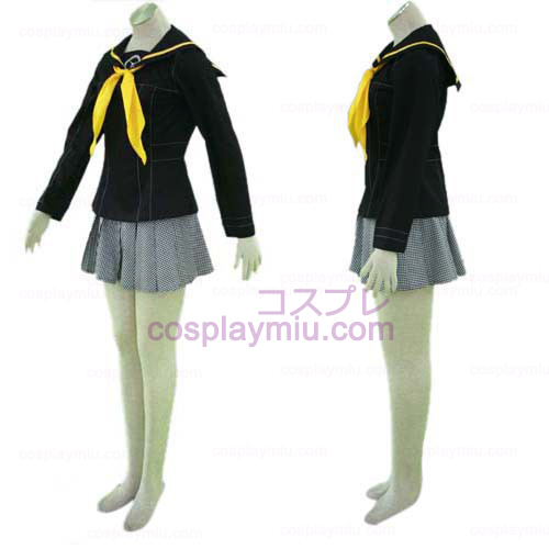 Persona 4 skoluniform Cosplay Kostym