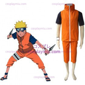 Naruto Shippuden Uzumaki Cosplay Kostym och Set Tillbehör