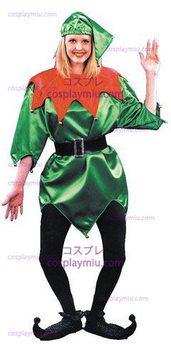 Elf Kostym, Grön W / Bells, 1 S