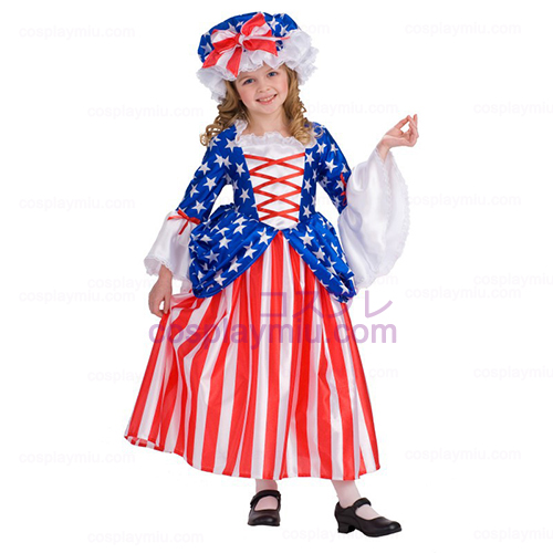 Deluxe Betsy Ross Barn Kostym