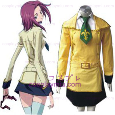 Code Geass Japansk skoluniform flicka Cosplay Kostym