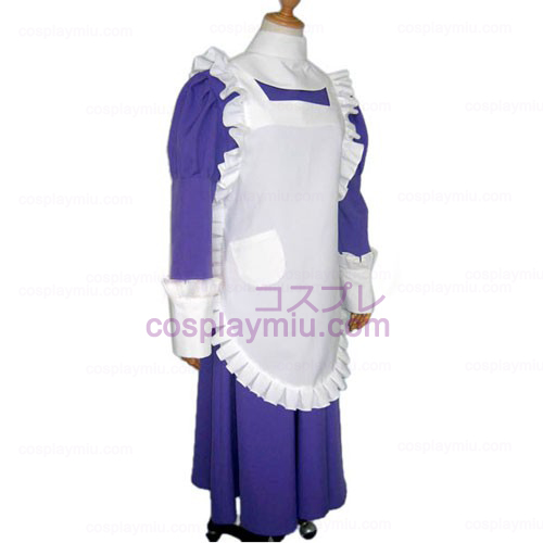 Haruhi Suzumiya Tsuruya Maid Dress Cosplay Kostym