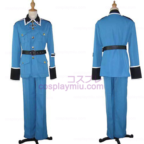 Axis Powers Blå Cosplay Kostym