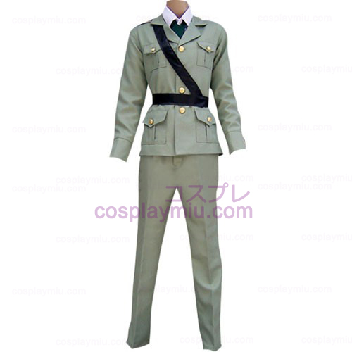 Hetalia: Axis Powers Gray England Cosplay Kostym