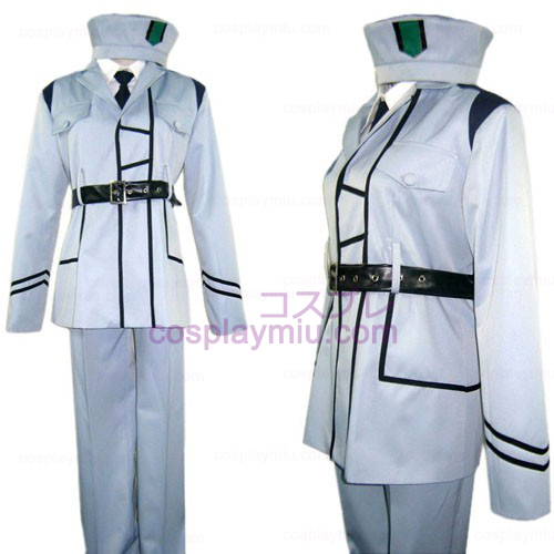Hetalia: Axis Powers Vit Uniform Cosplay Kostym