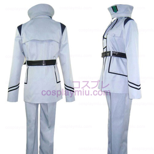 Hetalia: Axis Powers Vit Uniform Cosplay Kostym