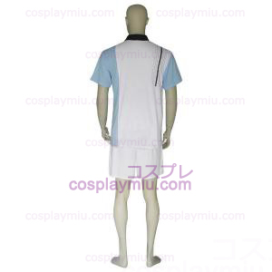 Den Prince Of Tennis Hyotei Gakuen Ljusblå och vit Cosplay Kostym