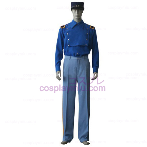 Union Infantry Blå Cosplay Kostym