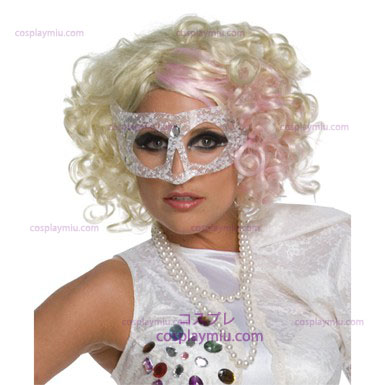 Lady Gaga blond peruk - Rosa