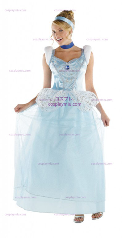 Womens Disney Deluxe Cinderella Kostym