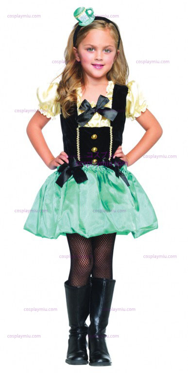 Alice i Underlandet Tea Party Girl Kostym