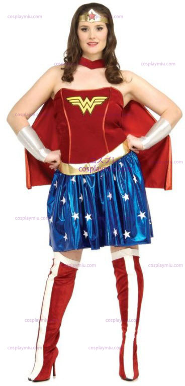 Wonder Woman Plus Size Adult kostym
