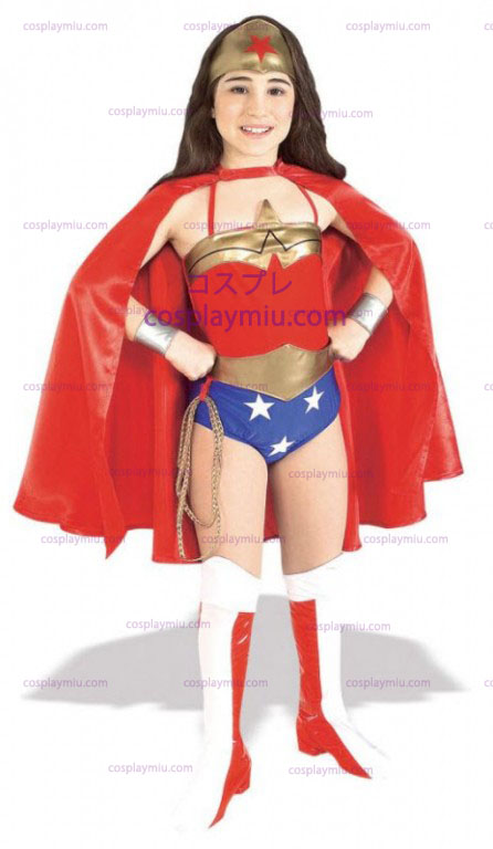 Deluxe Wonder Woman Barn Kostym