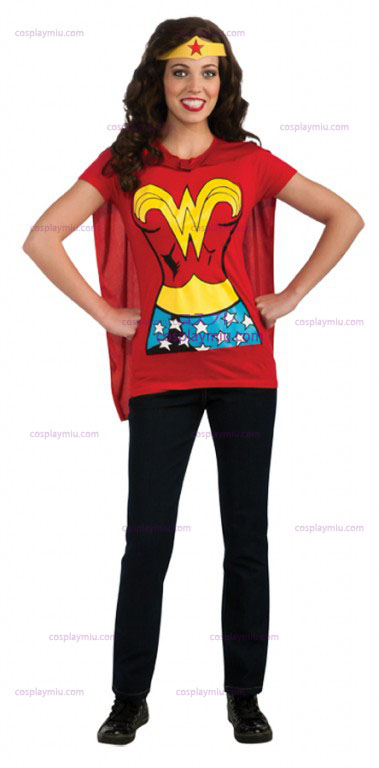 Wonder Woman dräkt Vuxen skjorta