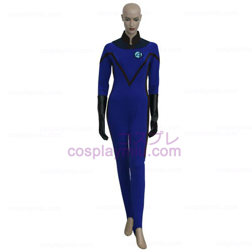 Fantastic 4 Invisible Woman Cosplay Dräkter
