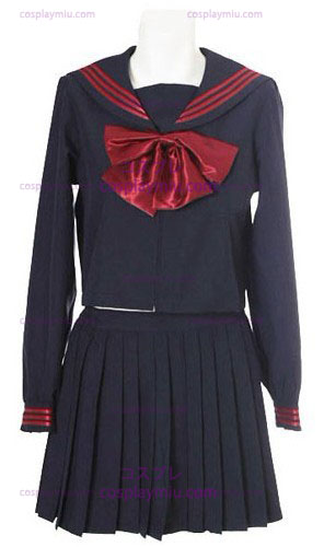 Deep Blue Långärmat Sailor skoluniform