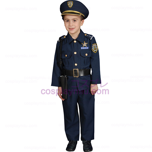 Polis Deluxe Småbarn Kostym