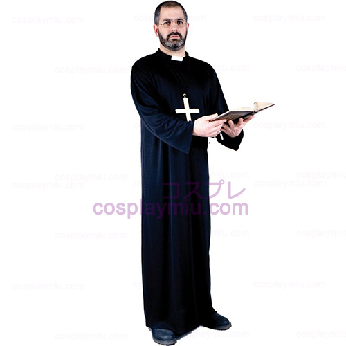 Priest Vuxen Plus kostym