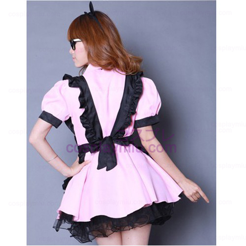 Svart förkläde och rosa kjol Kostymer Maid