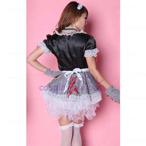 Barbie Lolita DS dräkter / Svart Maid Kostymer