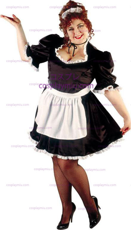 French Maid Plus Size Adult kostym