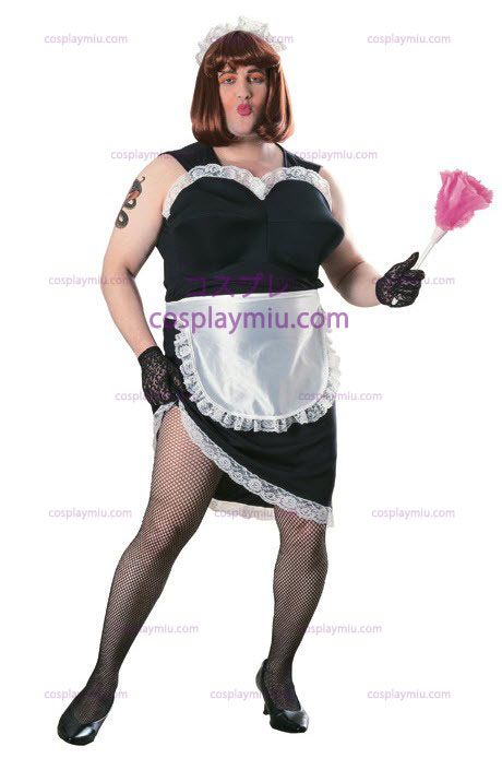 Sexy Maid Fransk Adult kostym