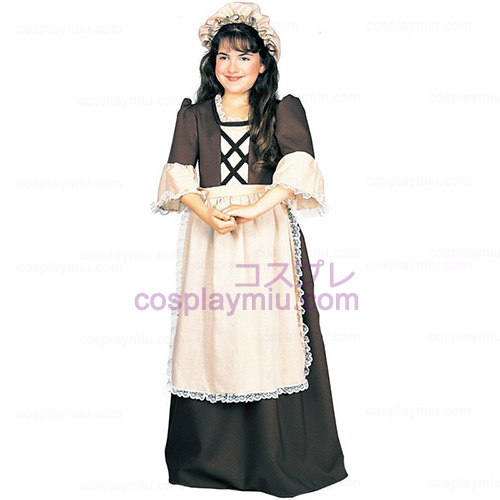 Colonial Girl Child Kostymer