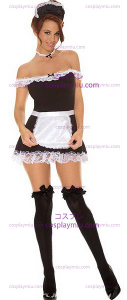 4 PC French Maid kostym