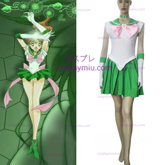 Sailor Moon Sailor Jupiter Makoto Kino Halloween Cosplay Dräkter