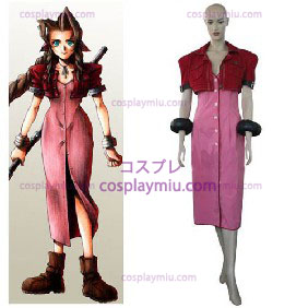Final Fantasy VII Aeris Cosplay Kostym