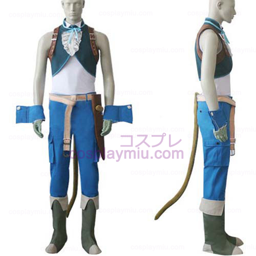 Final Fantasy IX Zidane Tribal Cosplay Kostym