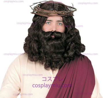 Jesus Peruk med skägg