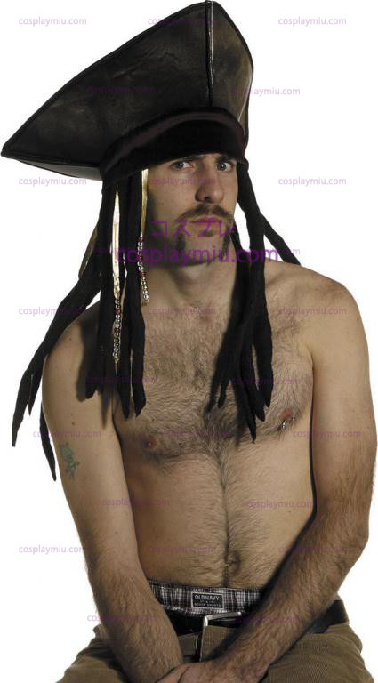 Pirate hatt med Dreads