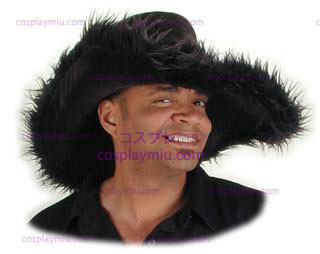 Sugar Daddy Black Fur Hatt