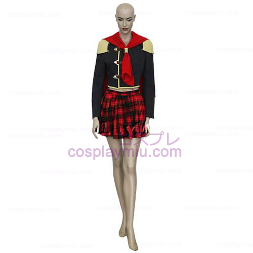 Final Fantasy XIII Agito Girl Uniform Cosplay Kostym