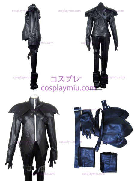 Final Fantasy VII Kadaj cosplay dräkt