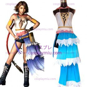 Final Fantasy XII Yuna Cosplay Kostym billig försäljning