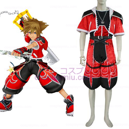 Kingdom Hearts 2 Sora Brave Form Cosplay Kostym