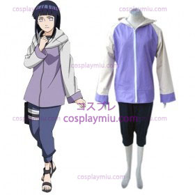 Naruto Shippuden Hinata Hyuga Cosplay Kostym
