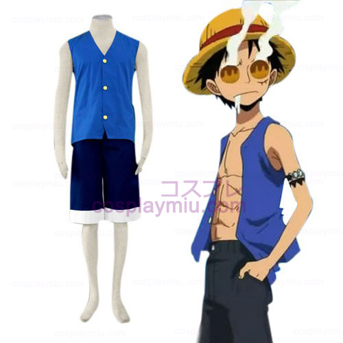 One Piece Luffy Cosplay Kostym