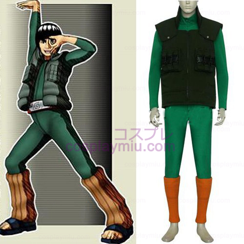 Naruto Maito Gai Cosplay kostym