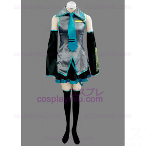 Vocaloid Hattsune Miku Cosplay kostym