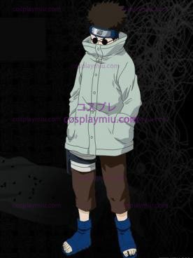 Naruto Shino Aburame Cosplay Kostym och Set Tillbehör